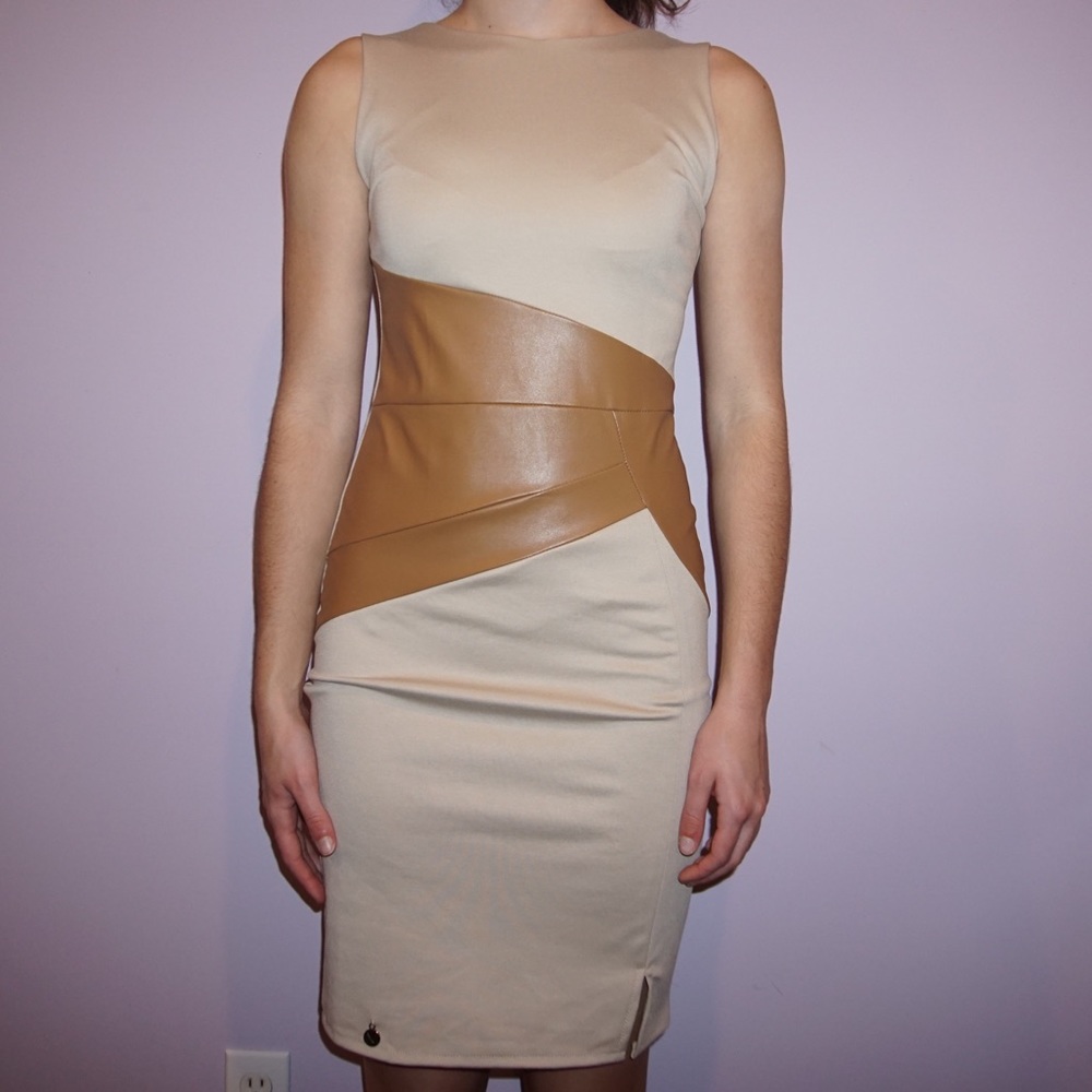 Tan Dress